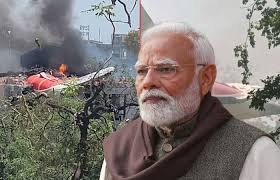 पंतप्रधान मोदी अहमदाबादमधील विमान अपघातस्थळी पोहोचले, जखमींनाही भेटणार