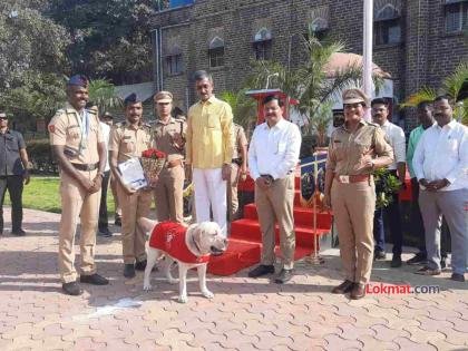 सातारा पोलिसांचा सूर्या श्वान देशात अव्वल ! अखिल भारतीय पोलिस कर्तव्य मेळाव्यात सन्मान